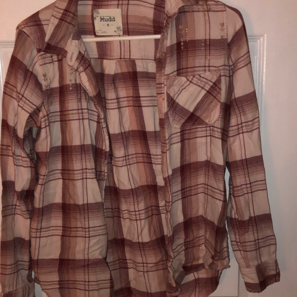 Mud shirt with bronze arrows